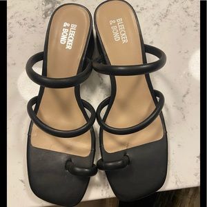 Bleecker & Bond Square toe heels